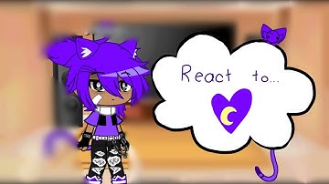 Smiling critters react to... |gacha life |