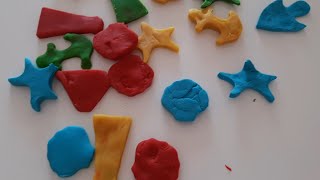 Ömer Talha Annesi Ile Oyun Hamuruyla Renkli Şekiller Yapıp Çok Eğlendi