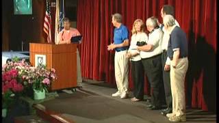 Barry Chang Presenting CREST Awards on June 14, 2012