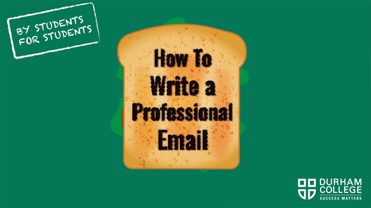 How To Write A Professional Email | For Students, By Students