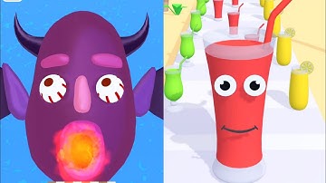 Sandwich Run VS Juice Run Fun Game - All Levels SpeedRun Gameplay Android iOS Ep2