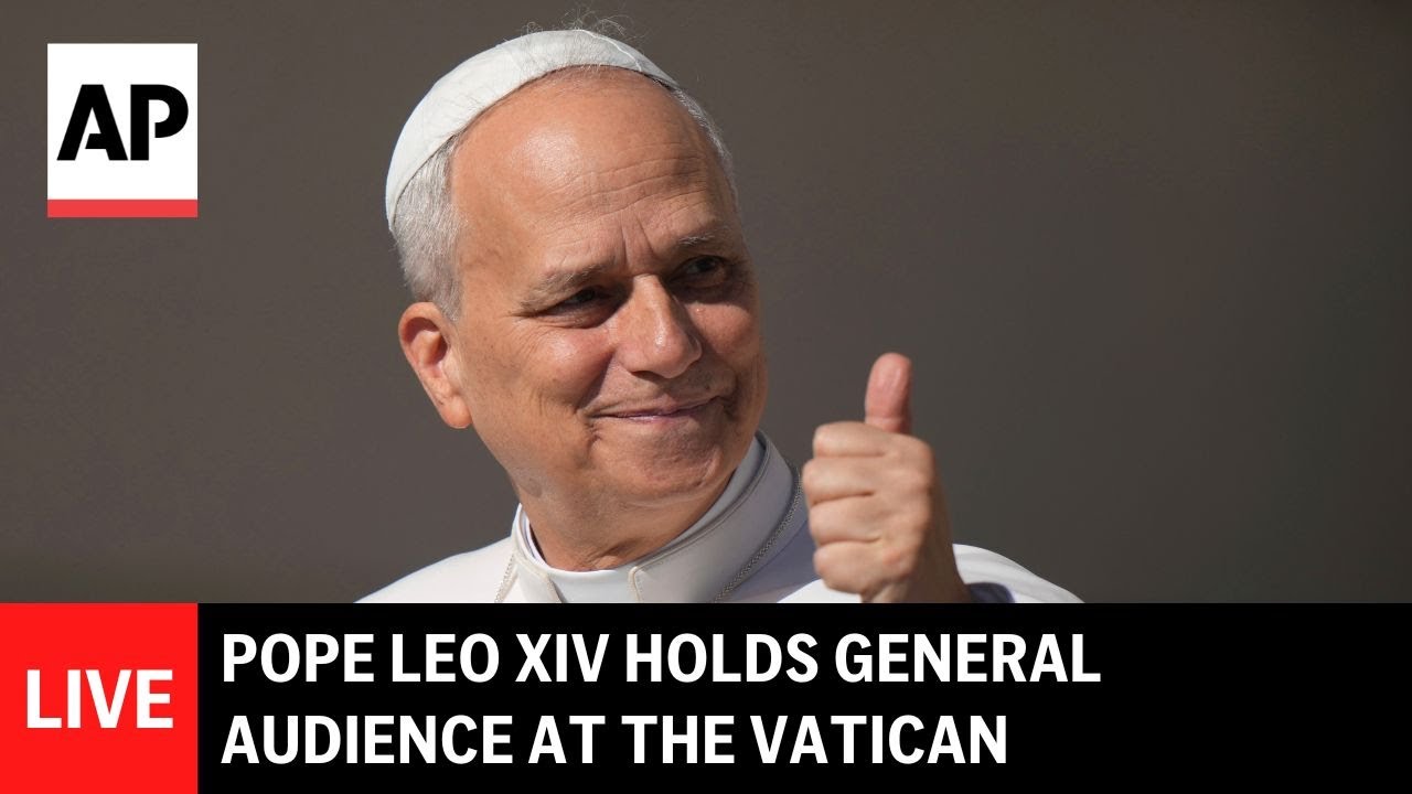 LIVE: Pope Leo XIV holds weekly general audience at the Vatican LIVE: Pope Leo XIV holds weekly general audience at the Vatican