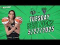 WNBA Picks Today 5/27/2025 | WNBA Best Bets, Predictions (Valkyries vs Liberty)