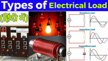 Types of Electrical Load in Hindi | Resistive Load | Inductive Load | Capacitive Load |
