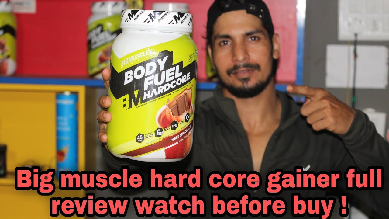 Big muscle body fuel hardcore gainer full review [hindi] YouTube
