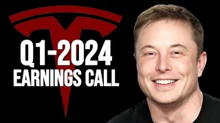 Tesla Q1-2024 Earnings Call With Timestamps \& Super Edited