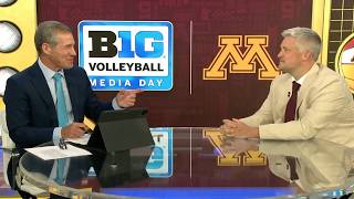 Coach Cook Interview on BTN at 2026 Big Ten Volleyball Media Days