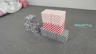 Globalltoy Soft Play Blocks Set | PU Foam Pattern Cubes for Toddlers (Daycare & Preschool)