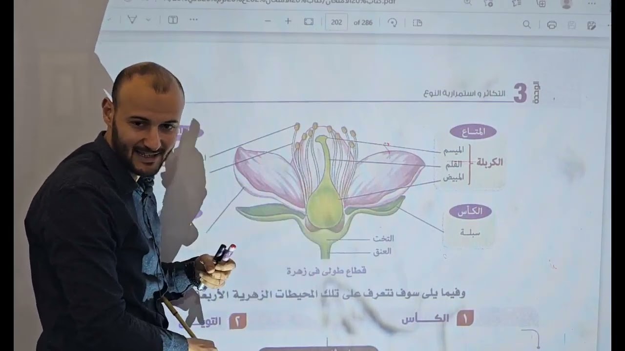 التكاثر في النبات الجزء الأول علوم تانيه إعدادي #أحمد_عطية