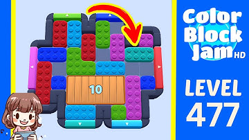 Color Block Jam Level 477 Solution Walkthrough