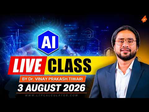 3 AUGUST 2026 MONDAY | NIFTY50 LIVE MARKET CLASS ON AI LTP CALCULATOR BY DR. VINAY PRAKASH