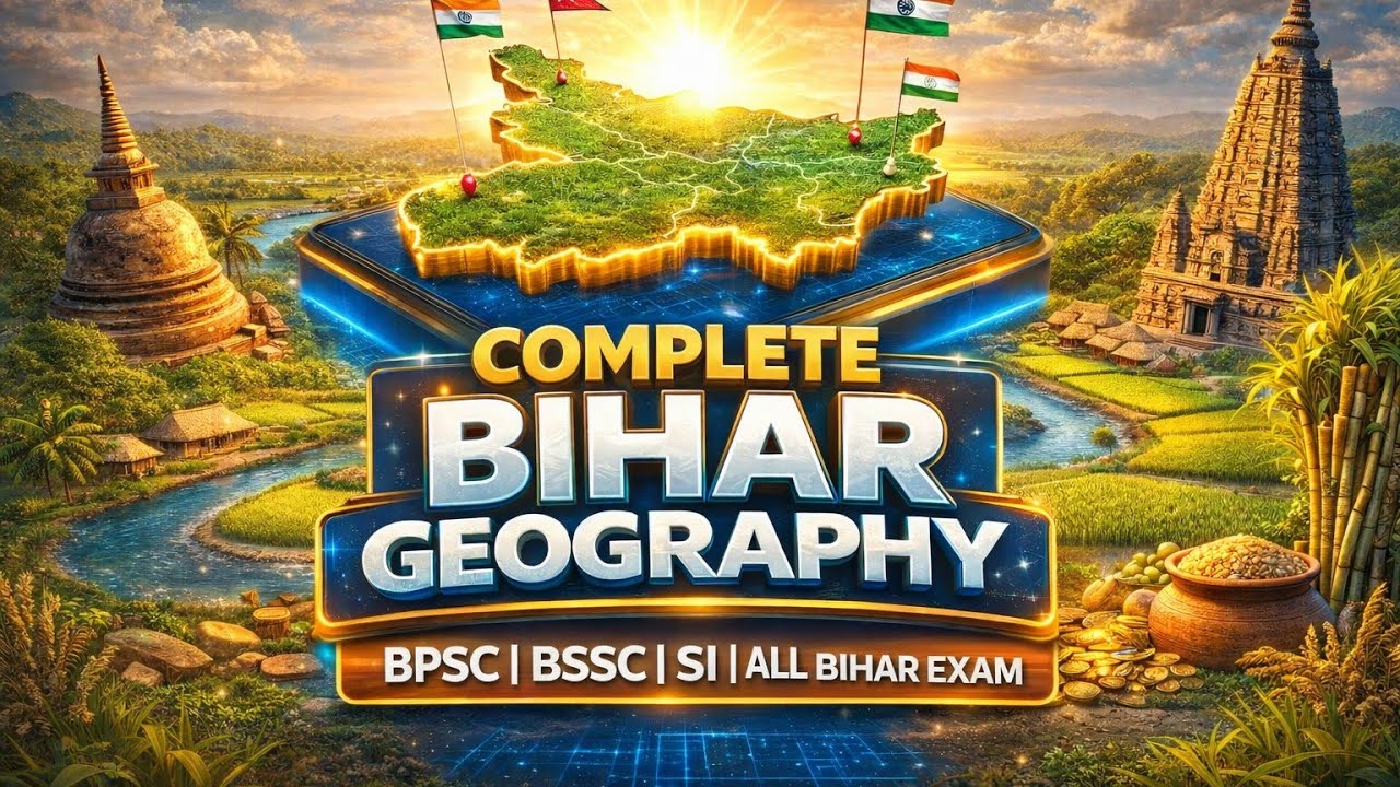 Bihar special geography bpsc 72|complete bihar geography one shot|complete bihar geography for bssc