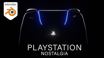 PlayStation!! The Old vs New - A blender product animation