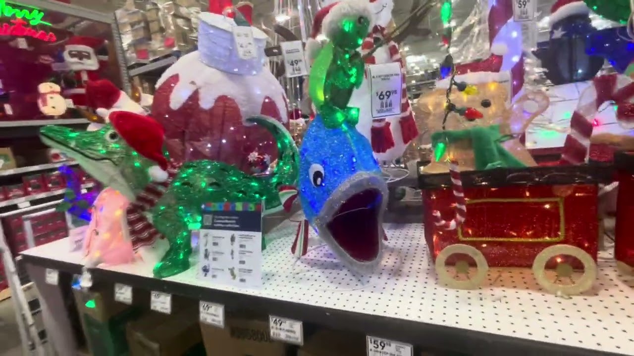 Lowe’s Christmas decorations lights and inflatables for 2024