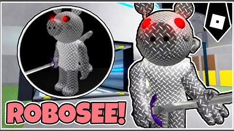 How to get "ROBOSEE" BADGE + CYBORG PARASEE MORPH/SKIN in ROLEPLAY RP (PIGGY RP: REVENGE) - ROBLOX
