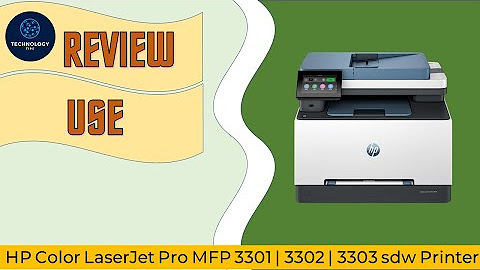 HP Color LaserJet Pro MFP 3301 | 3302 | 3303 sdw Printer series
