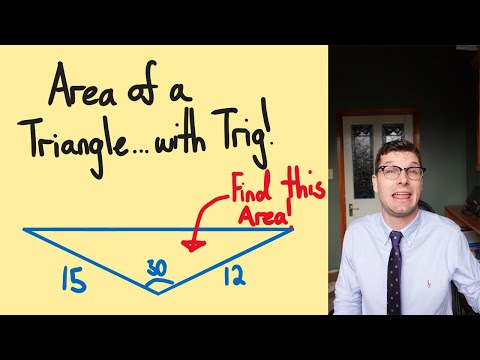 Finding the Area of a Triangle (without the Height)