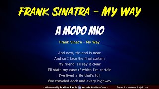 Frank Sinatra - My way - Traduzione italiano + testo inglese