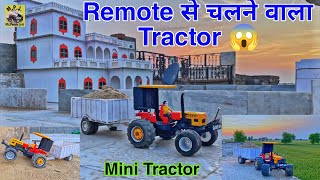 diy tractor model remote control Hmt 5911 with full loaded trolley