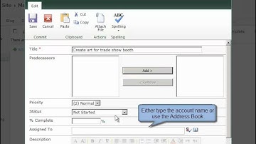 Create and Assign a SharePoint 2010 Task - SharePoint 2010 Tutorials