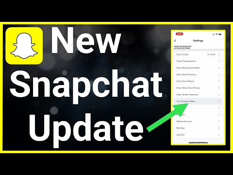 How To Get The New Snapchat Update!