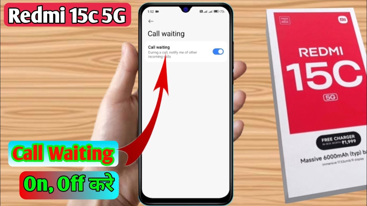 redmi 15c 5g call waiting setting, redmi 15c 5g me call waiting kaise kare, redmi 15c 5g call