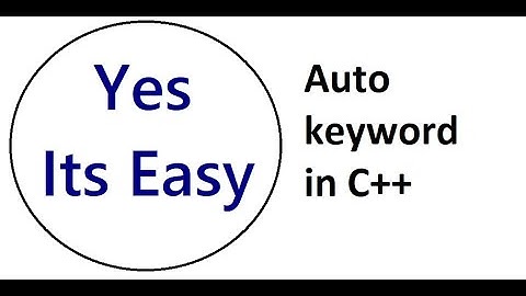 Auto Keyword in C++ | With Code Example | #Yes_Its_Easy