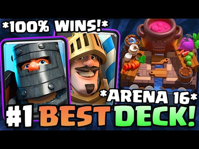 NEW* #1 BEST DECK TO BEAT ARENA 16 IN CLASH ROYALE 2023! 