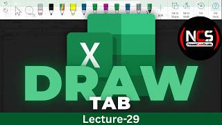 MS Excel Complete Course Lecture 29 | DRAW Tab: Ink to Shape, Ink to Math &amp; More! | NaseebCodeStudio