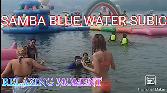 SAMBA BLUE WATER BEACH RESORT SUBIC INFLATABLE ISLAND BEACH PHILIPPINES SAMBA BLUE WATER BEACH RESORT SUBIC INFLATABLE ISLAND BEACH PHILIPPINES