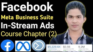 Free Facebook Instream Ads Course Class Chapter 2 | Meta Business Suite | Earn Money From Facebook