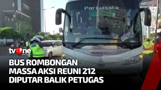 Download lagu Rombongan Bus Angkut Massa Aksi 212 Diputar Balik Polisi | Kabar Petang Pilihan tvOne