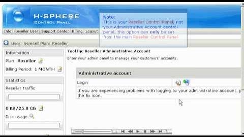 Customize your control panel URL in H-Sphere - Reseller Guide - Host Department LLC