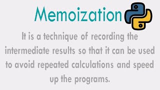 Memoization using Decorator in Python