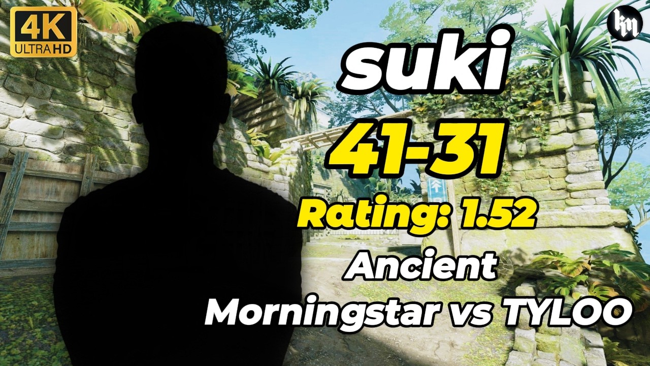 suki (41-31) Morningstar vs TYLOO (Ancient) | CAC 2026 Asia Closed Qualifier #cs2 #suki