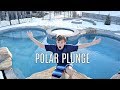 POLAR PLUNGE in our NEW POOL!