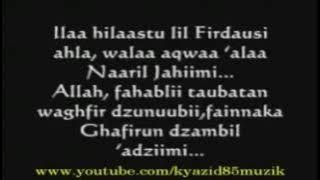 Doa Taubat   Madrasah Al Junied  With Lyrics