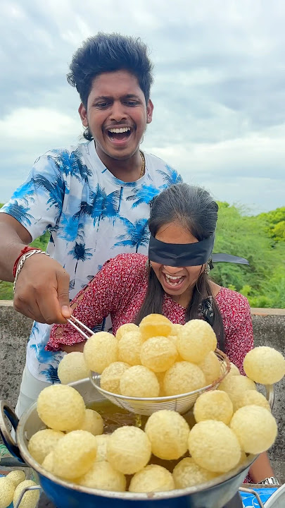 Right or Left Pani Puri Challenge🤣💦💕#shorts