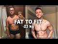 6 MONTH BODYBUILDING BODY TRANSFORMATION | BIG CHANGE FROM FAT TO FIT