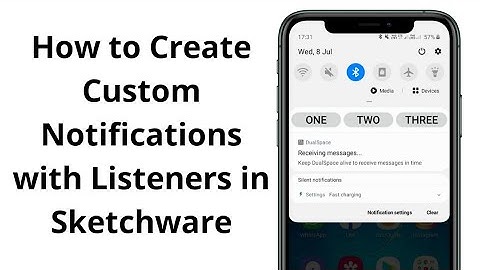 Create Custom Notifications || How to Create Custom Notifications with Listeners in Sketchware ||