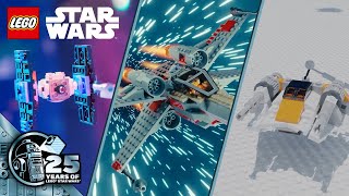 Flights and Fights Compilation | The LEGO® STAR WARS™ 25-Second Film Festival