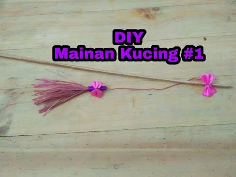 diy cat toy #1 ( membuat mainan kucing)