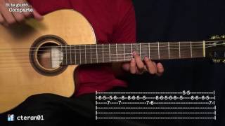 Video thumbnail of "Historia de un Amor - Bolero Tutorial Guitarra"