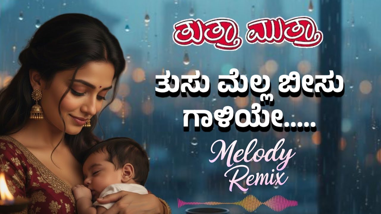 ತುಸು ಮೆಲ್ಲ ಬೀಸು 😍 | Romantic Tutta Mutta Remix | Kannada Melody Love Song 