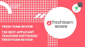 The best applicant tracking software| Freshteam review