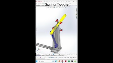 Spring toggle mechanism Animation