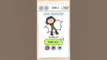 Brain Test 3 Level 3 Walkthrough #shorts