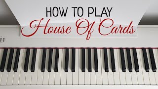 BTS (방탄소년단) - House Of Cards | EASY Piano Tutorial by Lolav |