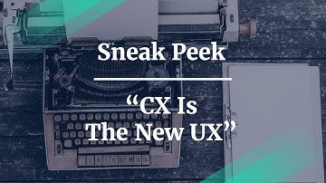 Sneak Peek: CX Is The New UX by Shopify Sr. PM