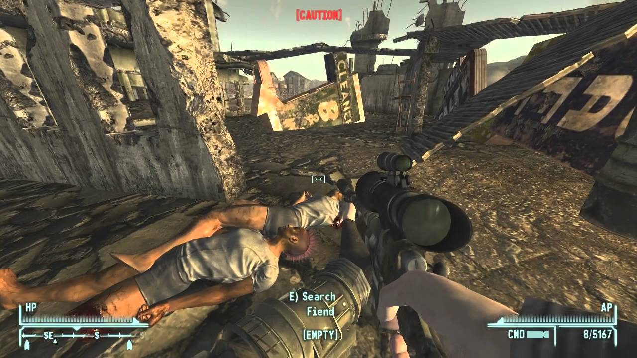 Fallout: New Vegas (PC) walkthrough - Three Card Bounty